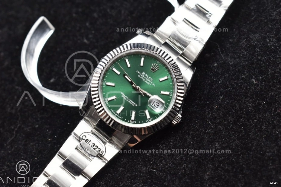 126334 SA3235 1:1 41 DIWF Steel Green Dial on Best Bracelet Oyster Sundust 904L DateJust Edition 0123